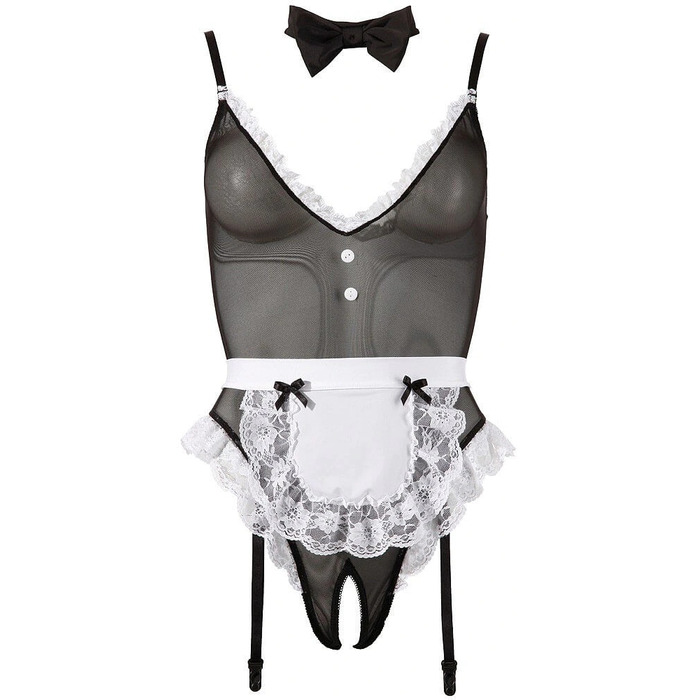 Костюм покоївки Cottelli Collection, р. L, багатоколірний