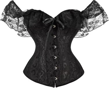 Жіноче корсетне прилягання GFPGNDFHG: класичний корсет з мережива, сатин, квітковий дизайн, великі розміри, корсетний топ, затягується під груди