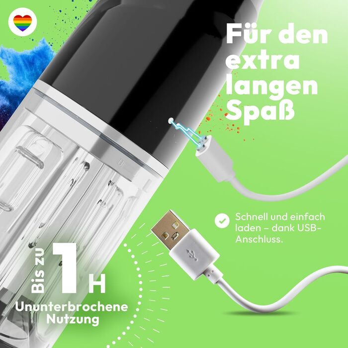 Електричний мастурбатор для чоловіків з реалістичним симулятором орального сексу, функцією насосу та вібрації, перезаряджуваний, з силікону