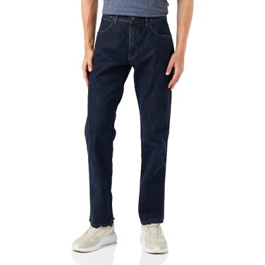 Чоловічі джинси Wrangler Regular Fit Durables Stonewash, темно-сині (Darkstone Blue), 33W / 32L