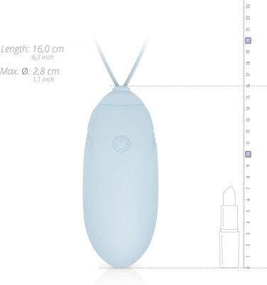 Вібраційний масажер LUV EGG з пультом дистанційного керування для чуттєвого почуття - Підходить для пар та новачків: 10 режимів, водонепроникний, перезаряджуваний, зелений