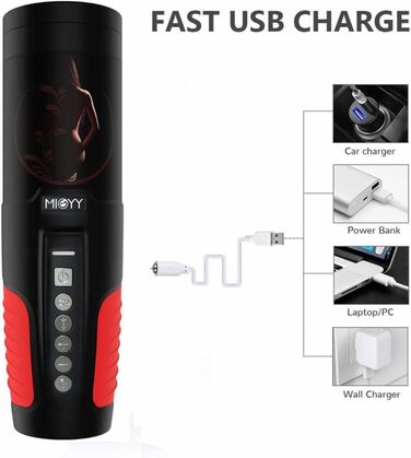 Електричний секс-іграшка для вагінального секса з 7 телескопічними та ротаційними режимами