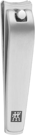 Кусачки для нігтів Zwilling Premium (для пальців рук та ніг), гіпоалергенні, з вигнутим лезом та підсиленим важелем, сріблясті, 60 мм