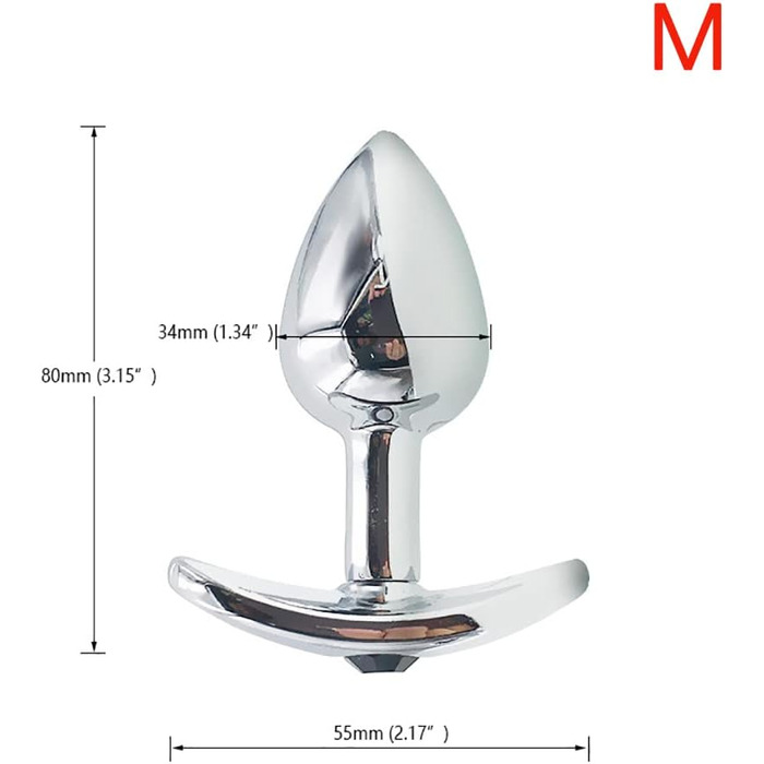 Металевий анальний плаг Jomyu (3 шт.): набір для дорослих, стимуляція G-точки, для пар та самостійного використання