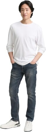 Чоловічі джинси Tom Tailor Marvin Straight, прямий крій, Mid Stone Wash Denim, розмір 34W/32L