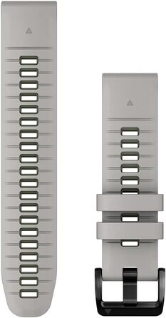 Силіконовий ремінець Garmin QuickFit 20мм для годинників fenix, epix, Descent, D2 та Approach (Сірий, оригінальний аксесуар)