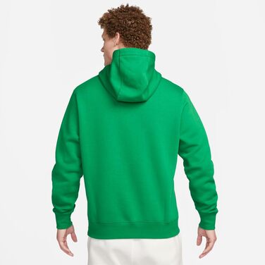 Чоловічий худі Nike Sportswear Club Fleece з капюроном, колір Pine Green/White, розмір L