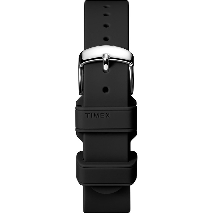 Силіконовий ремінець для жіночого смарт-годинника Timex IQ+ Move, 18 мм, чорний