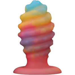 Анальний дилататор HXLXW з силікону, 5 розмірів, світлодіодний, для масажу G-точки та простати, для початківців, жінок, чоловіків, пар