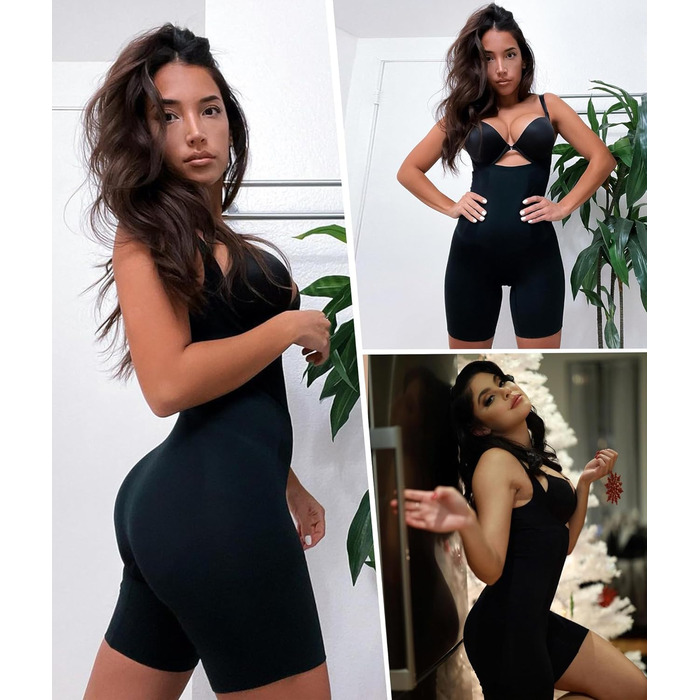 Корсет для схуднення SHAPERX Shapewear для жінок, чорний, моделює фігуру, S