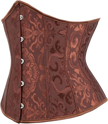 Корсет для схуднення KUOSE для жінок, підтримує груди, модель Body Bauchweg, великі розміри 32-34, коричневий