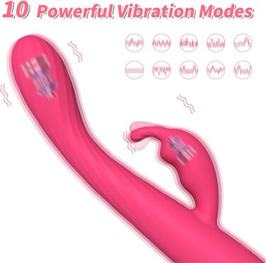 Вібратор Rabbit для жінок G-Spot, 10 режимів, синій