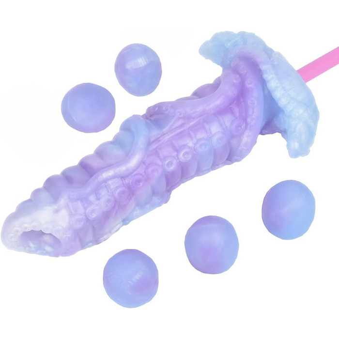 Анальний дилдо Октопус з 5 силіконовими яйцями - фантазія SM для жінок та чоловіків (SE2166)