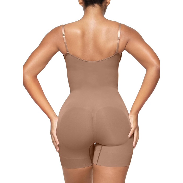 SHAPERX Формотворчий боді для жінок, спідниця Sienna-Shorts, XXS-XS