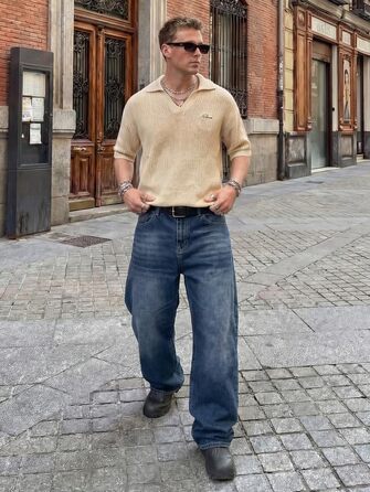 Чоловічі широкі джинси Baggy JMIERR у стилі Y2K, темно-синій денім, вуличний стиль Streetwear, розмір 3XL