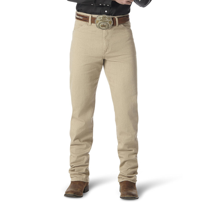 Чоловічі джинси Wrangler Greensboro Regular Straight Fit, колір Whispered Wash Tan, 40W / 36L