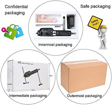 Металева секс-машина Fredorch Big Dildo з VAC-U-Lock, для чоловіків, жінок та пар, тиха робота