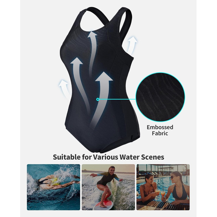 Чоловічий купальник Attraco: монокіні з пуш-ап, чорний (S)