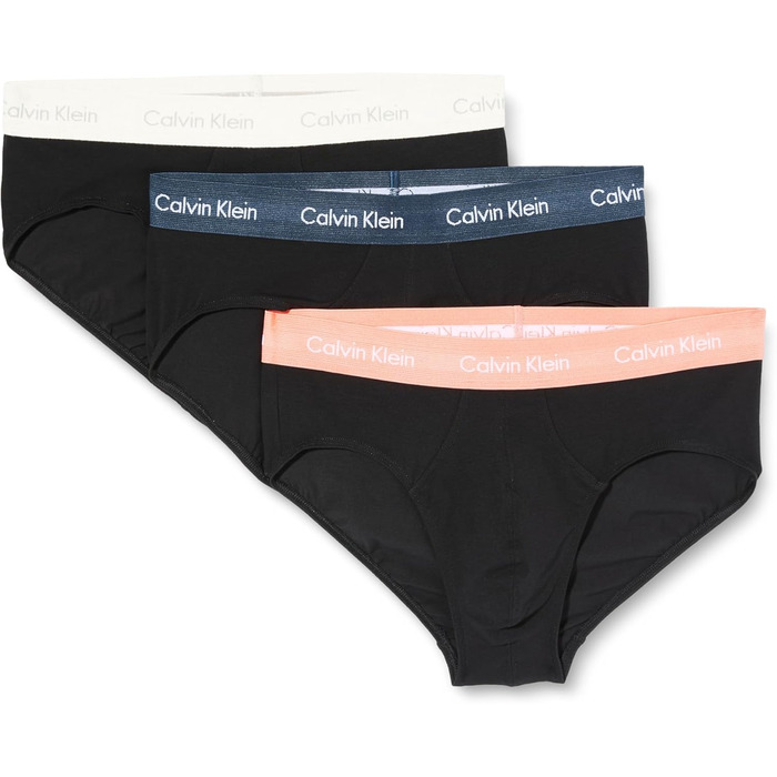 Труси боксер Calvin Klein (3 шт. в упаковці) – чоловіча білизна, чорний, кораловий, білий