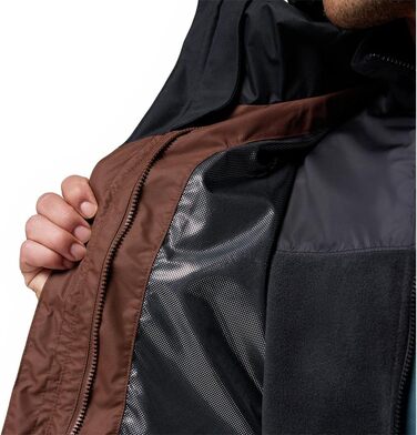 Чоловіча зимова куртка Columbia Bugaboo Fleece Interchange 3-в-1, колір Ancient Fossil, розмір L