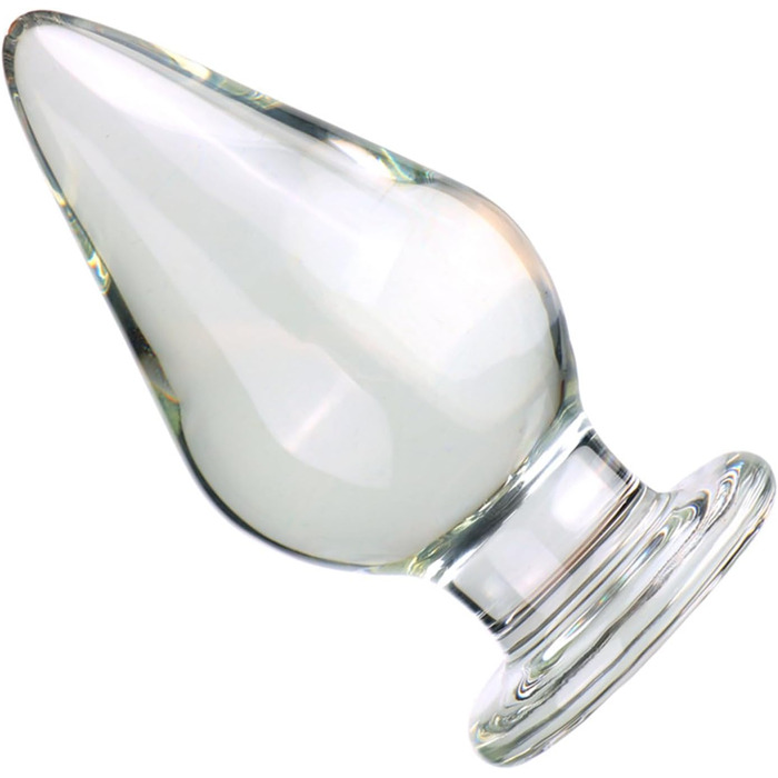 Скляний анальний плагін Hrekssi XXL (діаметр 45/75/80 мм) - для чоловіків та жінок