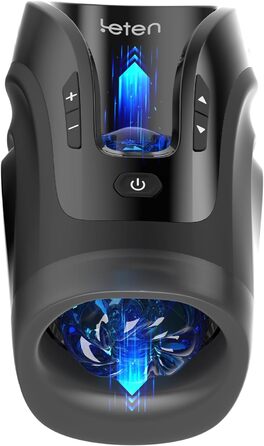 Електричний мастурбатор для чоловіків Leten Cannon King Mini - Blowjob машина з 10 режимами, голосовою стимуляцією та функцією всмоктування