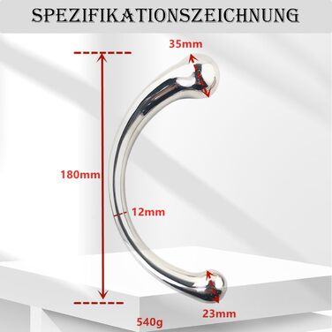 Металевий анальний масажер для простати - стимуляція G-точки, анальний дildo, масажер для чоловіків, нержавіюча сталь