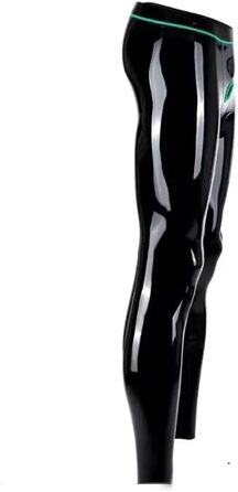 Чоловічі латексні лосини DDINGHOONQPODFR, облягаючі, з кільцями, персоналізовані, розмір XS-4XL, чорний XXL