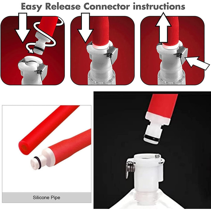 Електричний масажер для клітора та вагіни, вакуумний стимулятор, USB, чорний