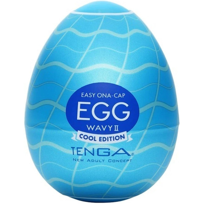TENGA EGG Easy Beat - чоловічий мастурбатор з 6 внутрішніми структурами та 6 одноразовими оболонками (Classic)