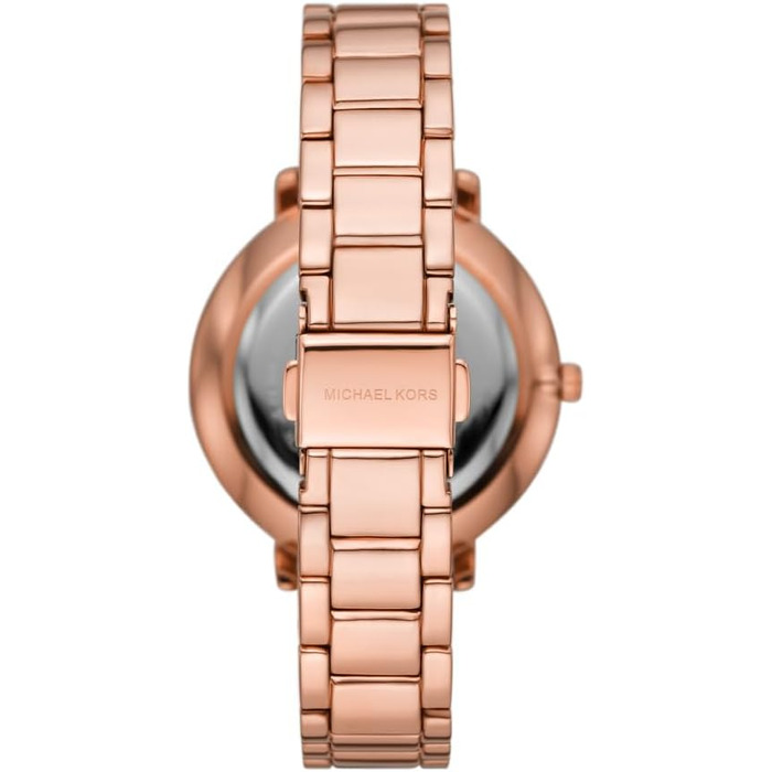 Жіночий годинник Michael Kors Pyper кварцовий, сталевий браслет, колір рожеве золото та Off-white