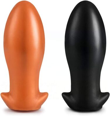 Анальний плаг ChicLSQ XXL (золото) - великий силіконовий аналізатор для масажу простати та стимуляції