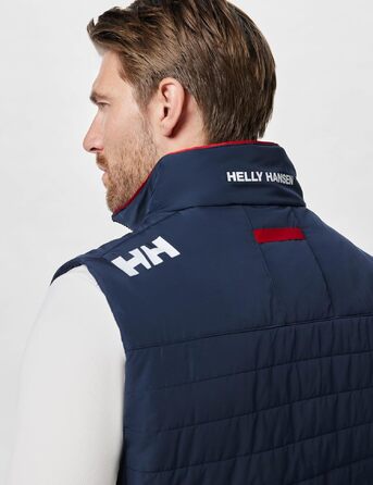 Чоловічий утеплений жилет Helly Hansen Crew Insulator Vest 2.0, темно-синій, розмір S