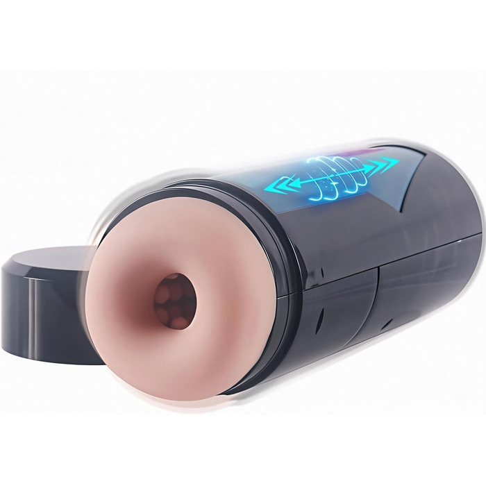 Автоматичний електричний масажер для чоловіків з 4 телескопічними функціями та 9 вібраціями