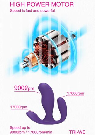 Вібратор-стимулятор для жінок 3-в-1 з 7 режимами та пультом керування, JFRong. Для клітора, G-точки та анусу. Масажер простати, тихий, для пар.