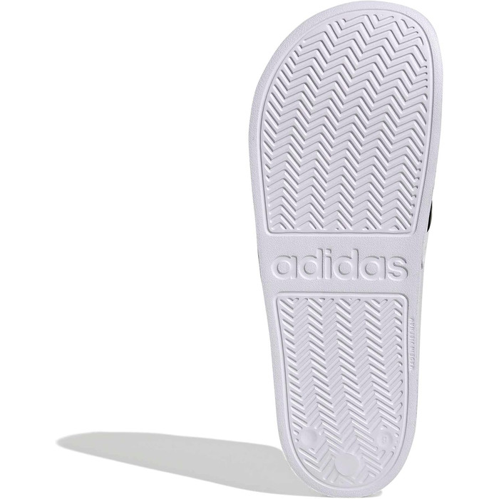 Чоловічі тапочки-шльопанці adidas Adilette Shower Velcro білі з чорним (розмір 46 EU)