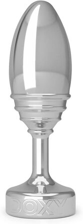 Металевий анальний стимулятор Doxy Metall з насадкою Magic Wand - преміум якість, рифлений