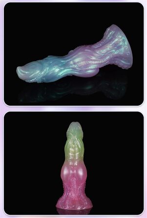 Анальний вібратор Yasexx Fantasy Monster Alien - вібратор з чашею, силікон, рожевий (L)