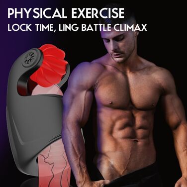 Електричний мастурбатор PQKuss для чоловіків з 10 режимами вібрації та ротації. Тренажер для стимуляції статевого члена. Інтимна іграшка для чоловіків