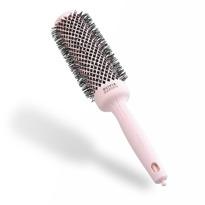 Керамічна кругла щітка для волосся Olivia Garden Expert Blowout Speed 45 мм, пастельно-рожева — для швидкого та професійного випрямлення