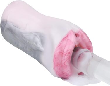 Силіконовий мастурбатор Qiyasex для чоловіків 2-в-1 з реалістичним дизайном тварин, анальний та вагінальний отвори, великий, компактний, 3D, сексуальна іграшка для чоловіків