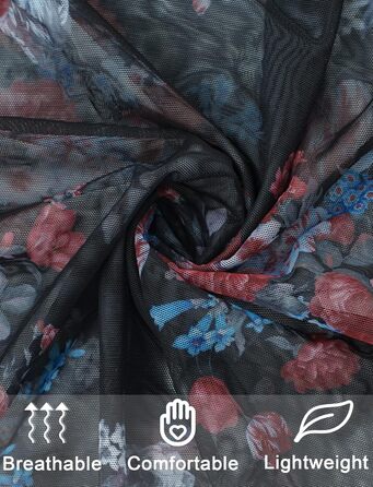 Чоловіча сітчаста футболка AIEOE з блискітками та глітером, прозора, мереживна, для клубного одягу, довга/коротка, з квітковим малюнком, з довгим рукавом