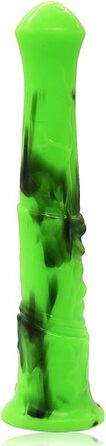 Аналдильт для чоловіків та жінок Roluck 27 см, стимулятор G-точки, масажер простати (зелений + чорний)