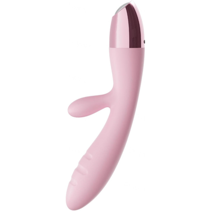 Вібратор Rabbit Silikon для G-точки, 10 режимів. Іграшка для дорослих, рожевий