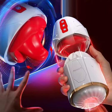 Електричний мастурбатор OnundOn для чоловіків та жінок, 3-в-1, 10 режимів вібрації