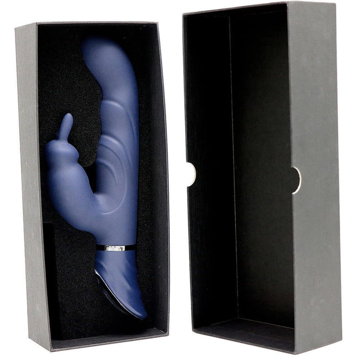 Вібратор для жінок Rabbit, стимулятор клітора та G-точки, з двома моторами, силіконовий дildo, 7 режимів, USB-зарядка, водонепроникний