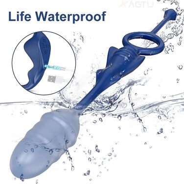 Масажер простати TYDAY для чоловіків, вібруючий анальний масажер, секс-іграшка для пар, керування через додаток