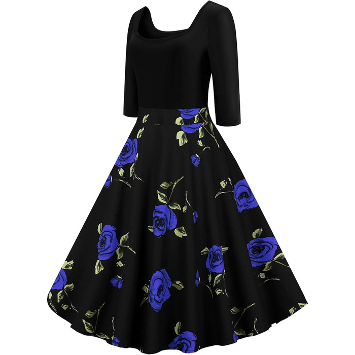 Жіноча сукня AXOE в стилі 60-х з рукавами 3/4 (XL)