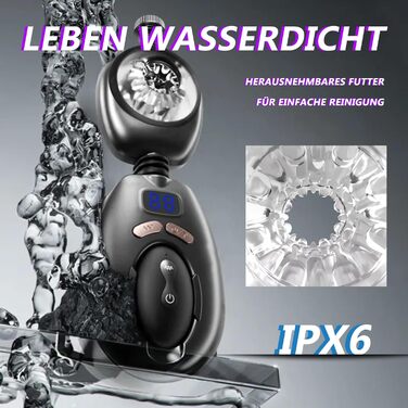 Вібратор для чоловіків з 9 рівнями вібрації та функцією страпа-он - сексуальна іграшка для чоловіків