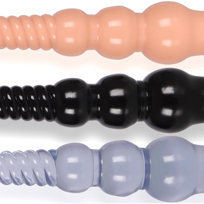 Анальний масажер Qiyasex Langer Analdildos з присоском, XXL великий, для простати, тренажер ануса, синій